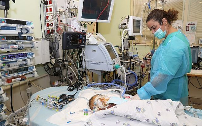 Palestinian baby receives heart transplant from Israeli