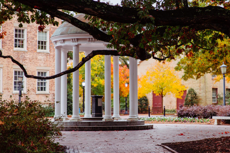 The Old Well at the University of North Carolina at Chapel Hill in the ...